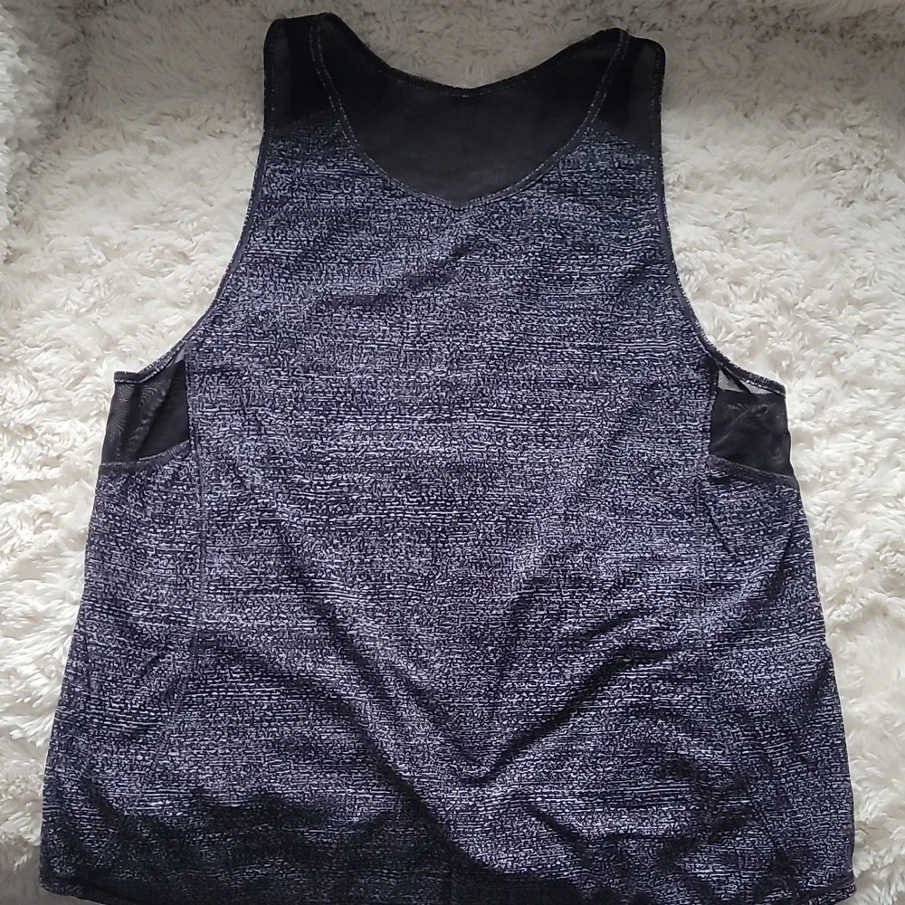 Lululemon Sculpt Tank Salt Alpine White Black